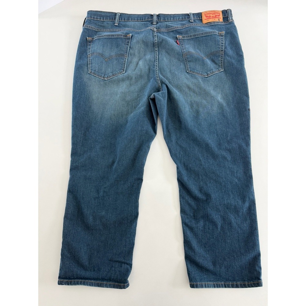 Levi's 541 Athletic Fit Jeans Men's 48x30 Blue Stretch Denim Pants - Picture 2 of 12